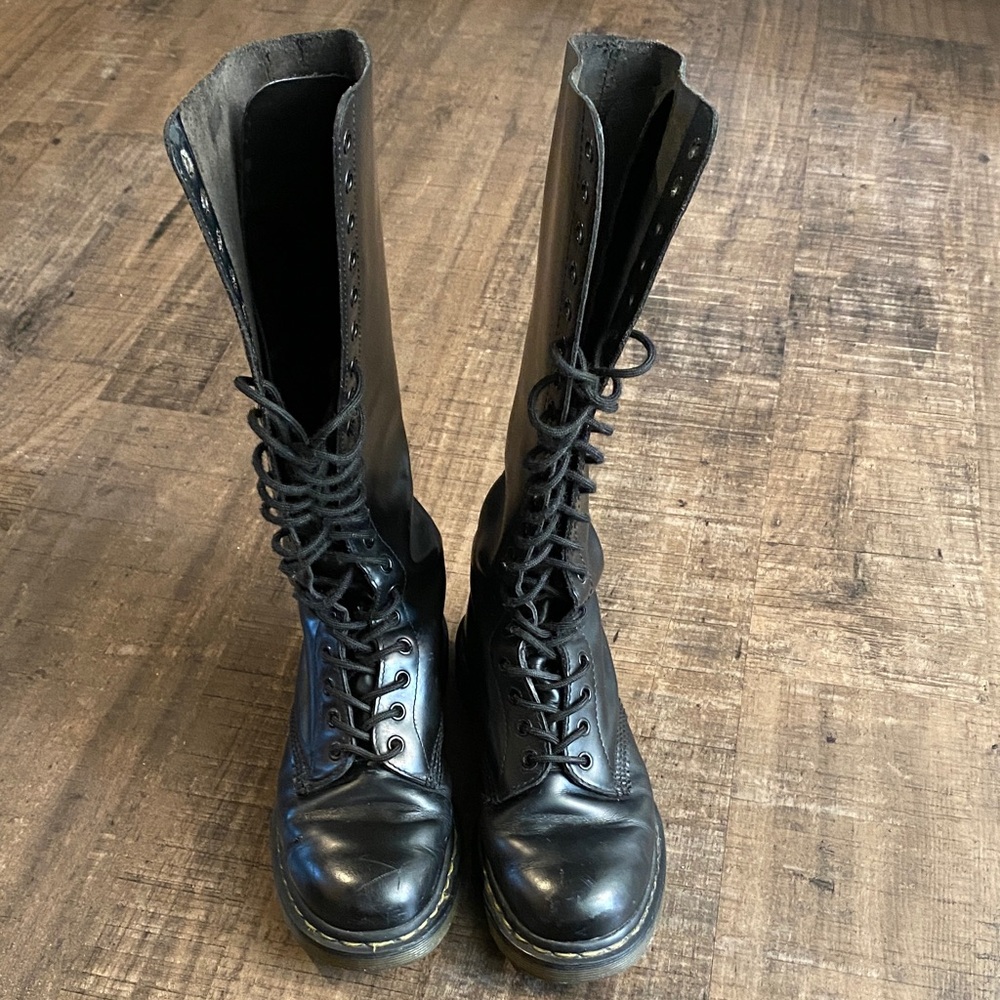 Dr. Martens Classic Lace-Up Boots - Size 8 US / 38 EU